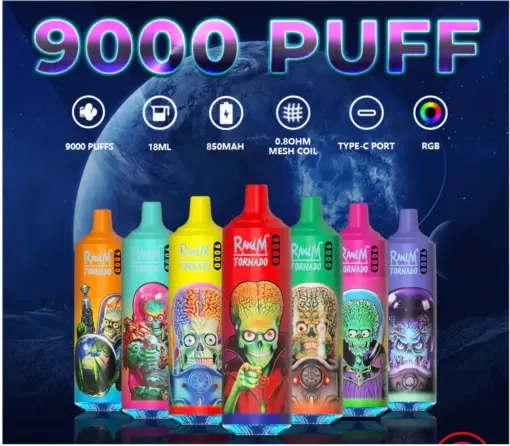 Rick-And-Morty-Tornado-9000-Puffs-Disposable-Vape