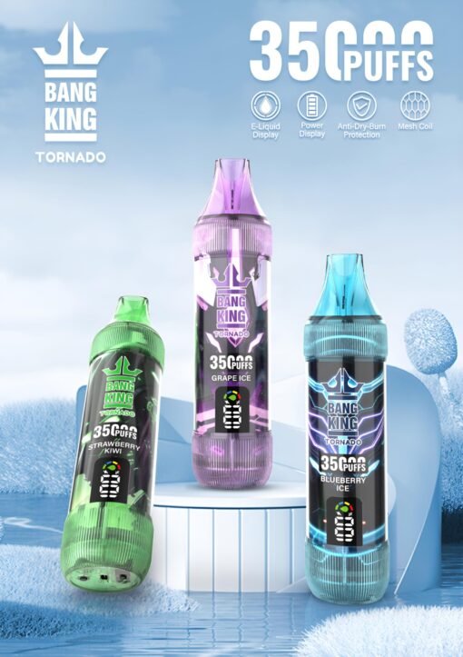 Bang King 35000 Puffs 大容量拋棄式電子煙 歐美爆款：圖片 3