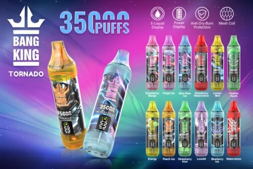 Bang King 35000 Puffs 大容量拋棄式電子煙 歐美爆款：圖片 6