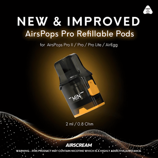 【AIRSCREAM AirsPops Pro II 氣泡二代】小煙主機介紹｜英國設計・全新升級：圖片 4