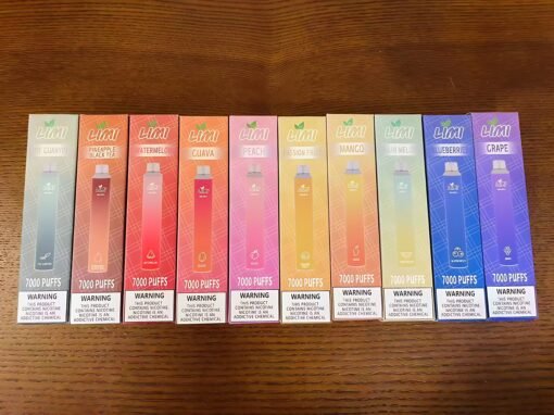 LIMI 7000 PUFFS 發光拋棄式電子煙 台灣一次性電子煙推薦：圖片 2