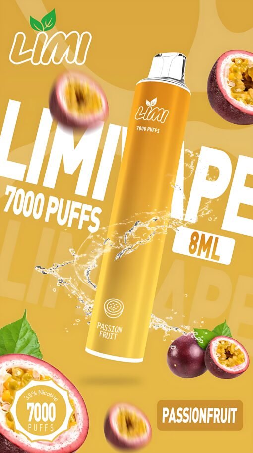 LIMI 7000 PUFFS 發光拋棄式電子煙 台灣一次性電子煙推薦：圖片 4